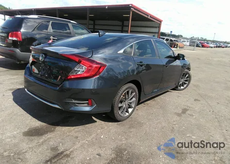 2020 Honda Civic Ex from USA, damaged, VIN 19XFC1F3XLE019093